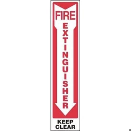Accuform SAFETY SIGN FIRE EXTINGUISHER KEEP FRMFXG584XP FRMFXG584XP